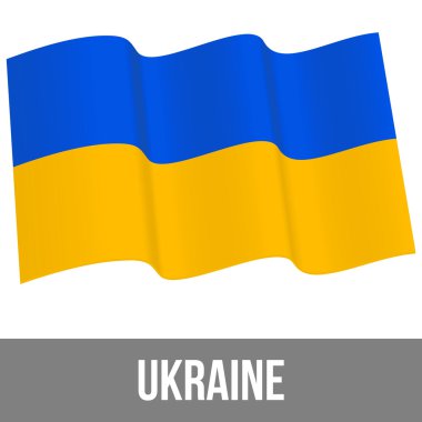 Ukrayna bayrağı, vektör