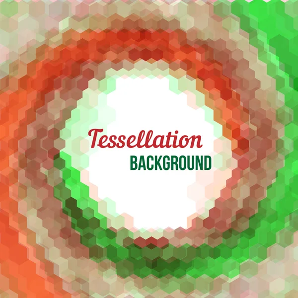 Hintergrund der abstrakten Tessellation — Stockvektor