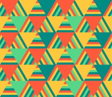 Üçgenli soyut arkaplan