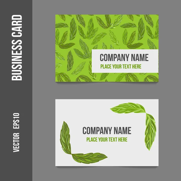 Identidade corporativa - cartões de visita — Vetor de Stock