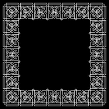 Karışık Modern desenli kare