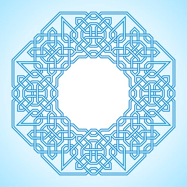 Tangled Pattern based on traditional arabic — Stock Vector