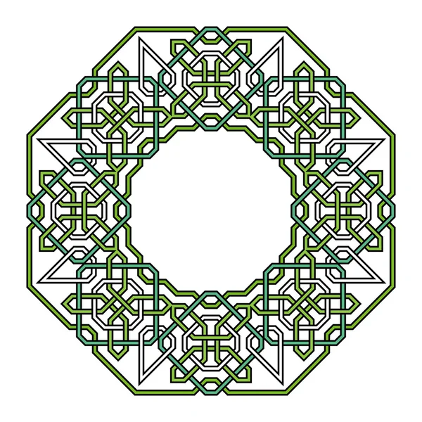 Modèle enchevêtré basé sur la tradition arabe — Image vectorielle