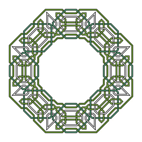 Modèle enchevêtré basé sur la tradition arabe — Image vectorielle