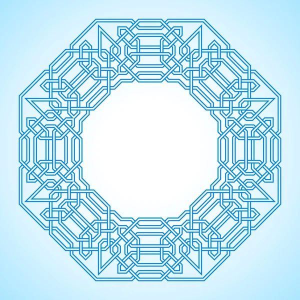 Padrão em ângulo com base no árabe tradicional — Vetor de Stock