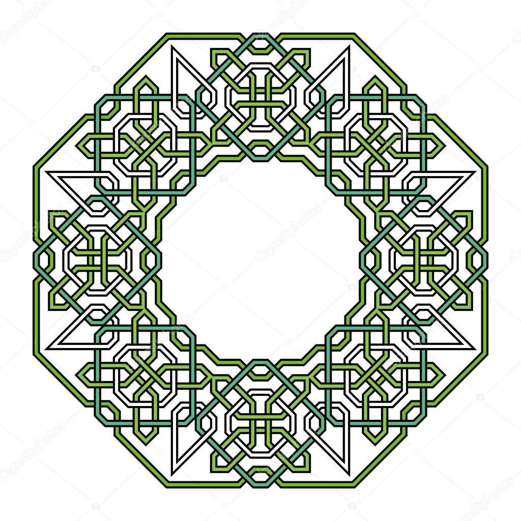 Tangled Pattern based on traditional arabic 