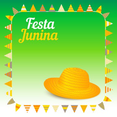 Festa Junina illüstrasyon - Brezilya Haziran Festivali