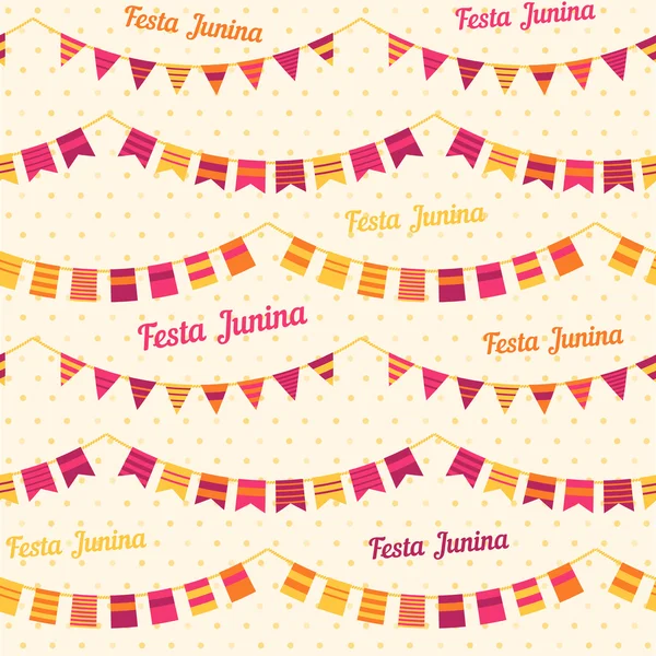 Festa Junina kuvitus - Brasilian kesäkuun festivaali — vektorikuva