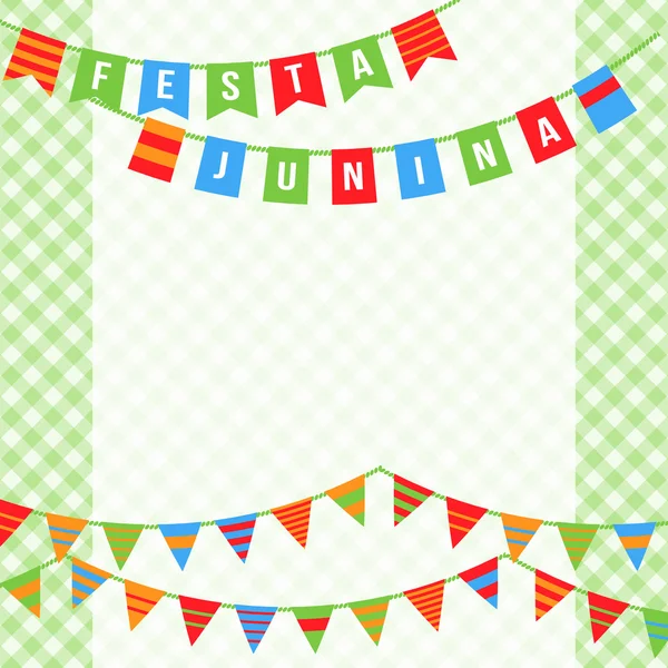 Festa Junina illüstrasyon - Brezilya Haziran Festivali