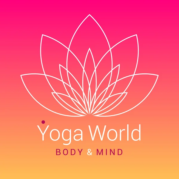 Yoga sembolü olarak Lotus çiçeği
