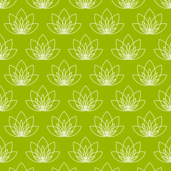 Fleur de lotus comme symbole du yoga — Image vectorielle