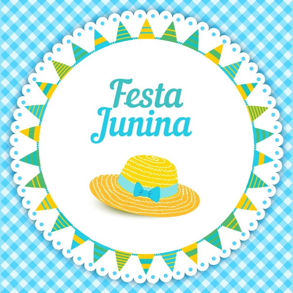 Festa Junina illustration - Brazil june festival — Stock Vector