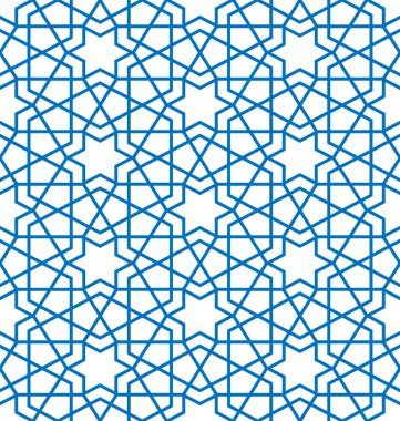 Geleneksel islam desenine göre karışık desen