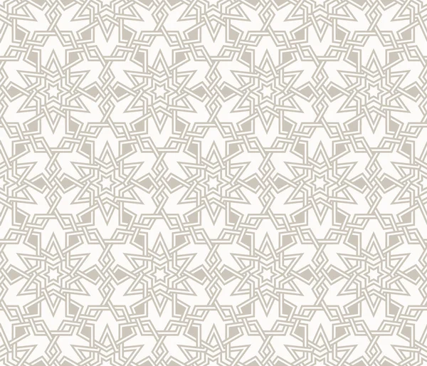 Trassliga mönster baserade på traditionella islam mönster — Stock vektor