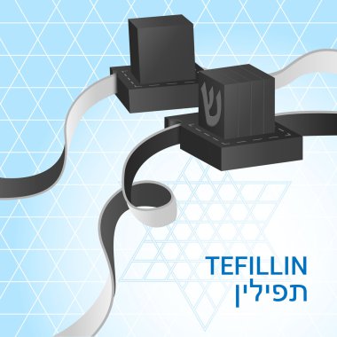 Tefillin illüstrasyon