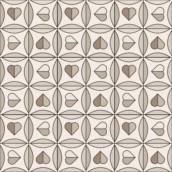 Azulejos de cerámica marrón — Vector de stock