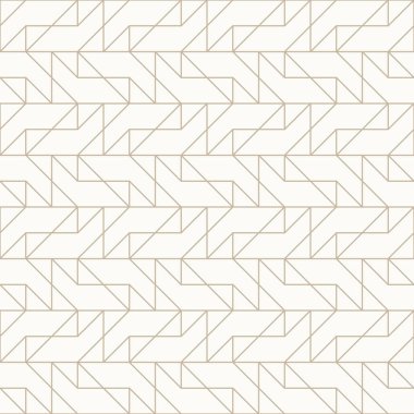 Açık bej arkaplanda ince altın rengi kahverengi çizgiler, kusursuz geometrik doğrusal desen. Duvar kağıtları, tekstil, ambalaj kağıdı, ambalaj kağıdı, altın çizgi dokusu için mükemmel.