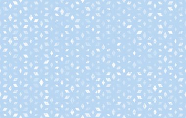 Christmas abstract winter background, Isometric hexagon geometric pattern with cube illusion, Seamless vector illustration, rhombus segments, subtle texture. For fabric, background, wallpaper, cover