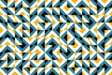 Rastgele sıralanmış çapraz bloklar, soyut geometrik desen, kusursuz vektör arkaplan