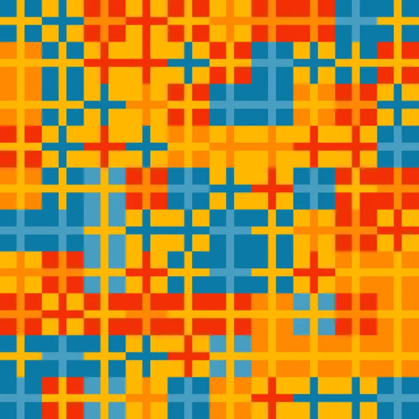 Kleurrijke kruisen patroon — Stockvector