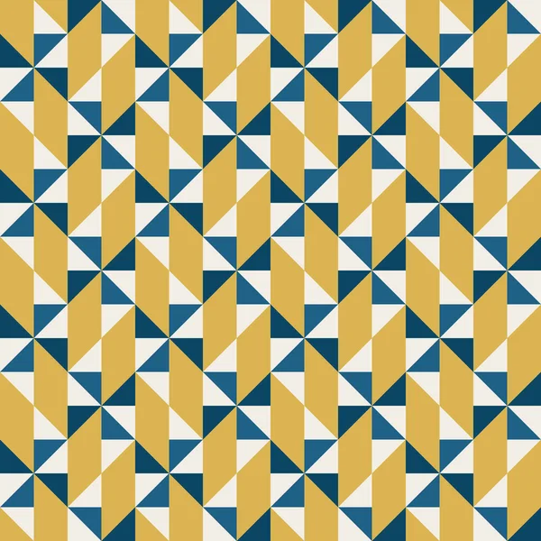 Geometrik duyarlılık estetiği, renk bloğu tessellasyonu modern dikişsiz vektör kalıpları. Tarafsız retro renkler. Kumaş koleksiyonu ve duvar kağıtları için tekrarlanabilir tasarım,