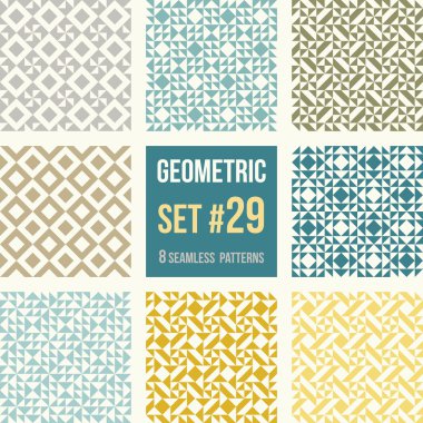 Sekiz geometrik desenleri