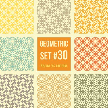Sekiz geometrik desenleri