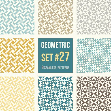 Sekiz geometrik desenleri