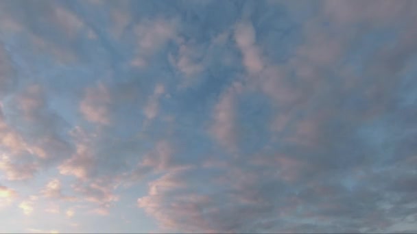 Časová Prodleva Oblohy Jasná Než Změní Západ Slunce — Stock video