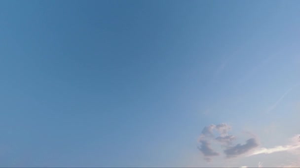 Time Lapse Nuage Mouvement Changement Forme Couleur Ciel Nuages Blancs — Video