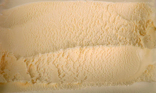 テクスチャアイスクリームバニラ トップビューフードコンセプト デザインのためのブランク — ストック写真
