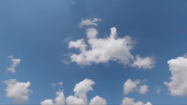 Time Lapse Movement Shape Clouds Day Good Weather Soft Sunlight — Vídeo de Stock