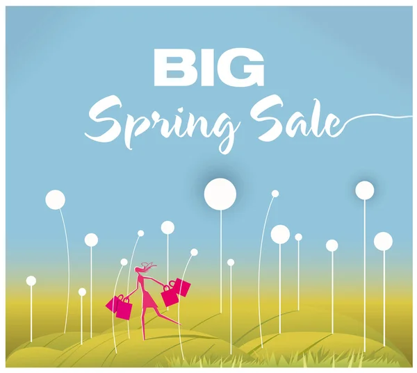 Big Spring Sale — Stock Vector