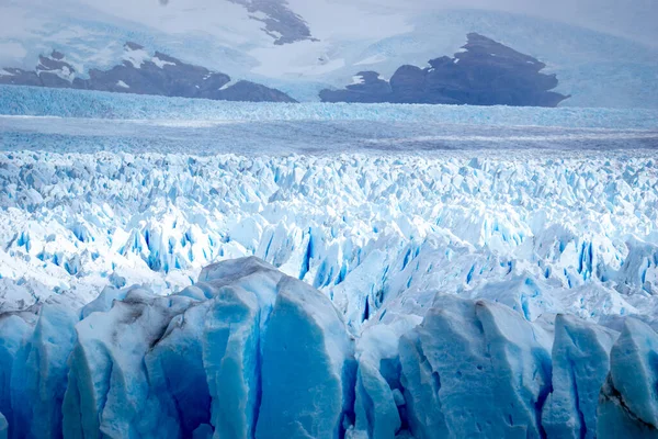 Vue Horizontale Glacier Parc National Perito Moreno Los Glaciares Patagonie — Photo