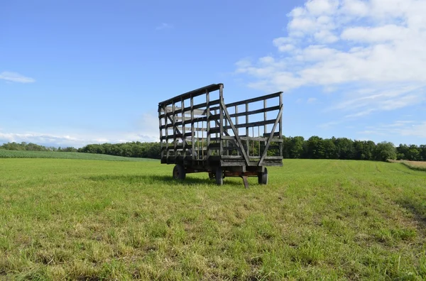 Agriculture crop transport wagon — Stock Photo, Image