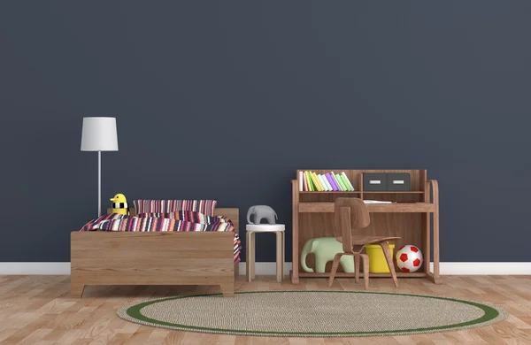 Kid kamer interieur 3d rendering beeld — Stockfoto