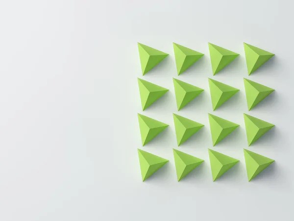 Πολύγωνο με φόντο. Επίπεδη lay, κορυφαία προβολή. 3D εικόνας — Φωτογραφία Αρχείου