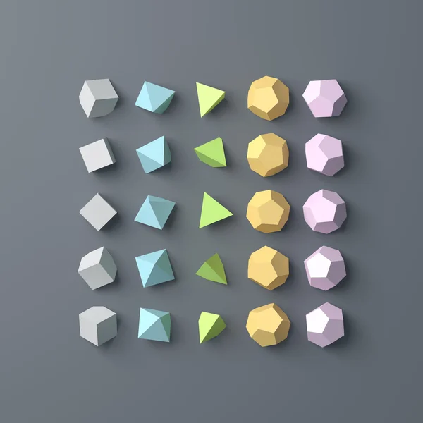 Çokgen arka plan. Düz yatıyordu, en iyi görünüm. 3D görüntü