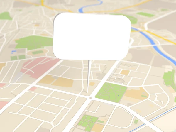 Mappa icona del localizzatore — Foto Stock