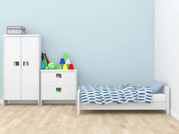 çocuklar oda iç 3d işleme görüntü