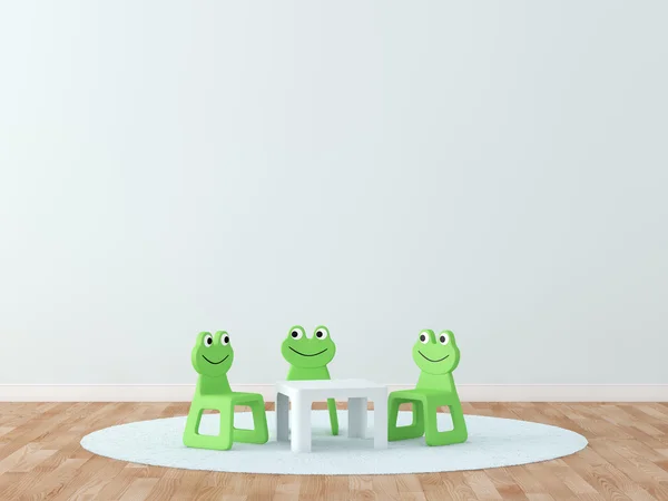 Kinderzimmer Innenraum 3D-Rendering-Bild — Stockfoto