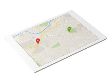 Eşlemeyi görüntülemek için tablet