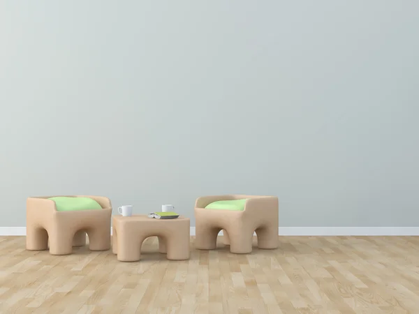 Kinderzimmer Innenausstattung 3D-Rendering — Stockfoto