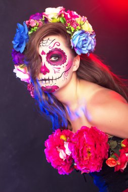 Cadılar Bayramı yüz sanat