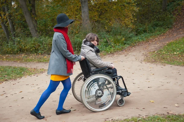 In het park — Stockfoto