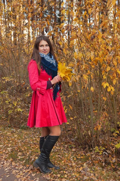 Mädchen im Park — Stockfoto