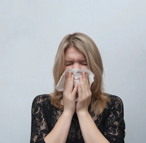 Constipações, alergias — Fotografia de Stock