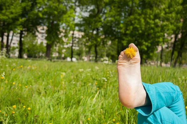 Nackte Ferse — Stockfoto