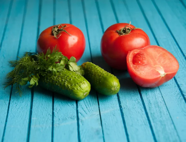 Groenten op tafel — Stockfoto