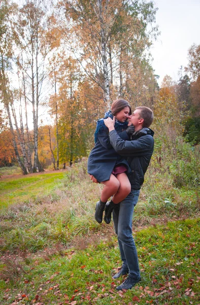 Oefenen op zijn handen — Stockfoto